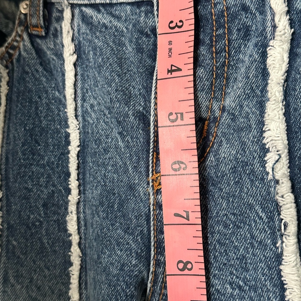 NWT REVICE A-list Highlight White Stripe Jeans, 29 - Picture 7 of 14